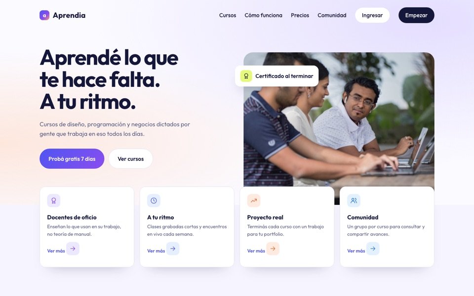 Demo de Aprendia